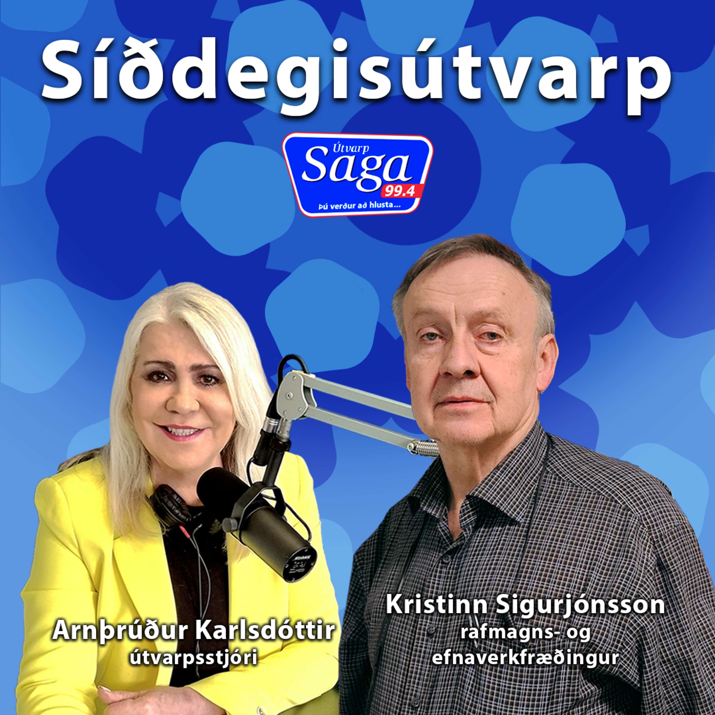 Síðdegis Kristinn Sigurjónsson rafmagns og efnaverkfræðingur