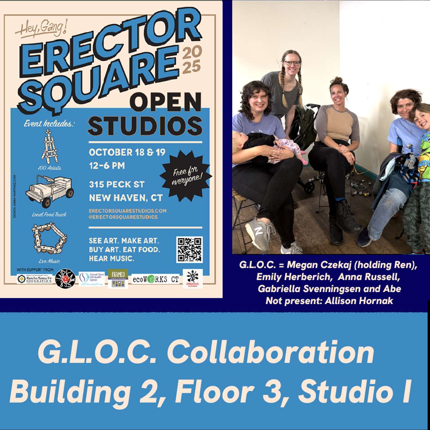 Erector Square Open Studios 2025—Interview with the Artists' Collective G.L.O.C