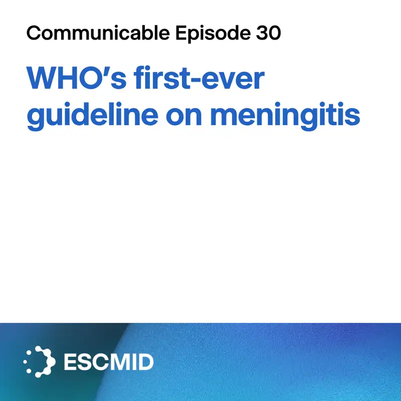 Communicable E30: WHO's first-ever guideline on meningitis