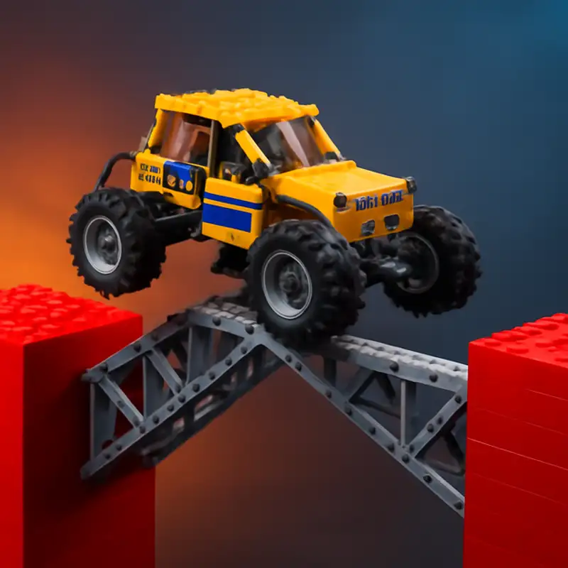 LEGO Engineering Marvels Bridging Gaps with Gravity Hacks