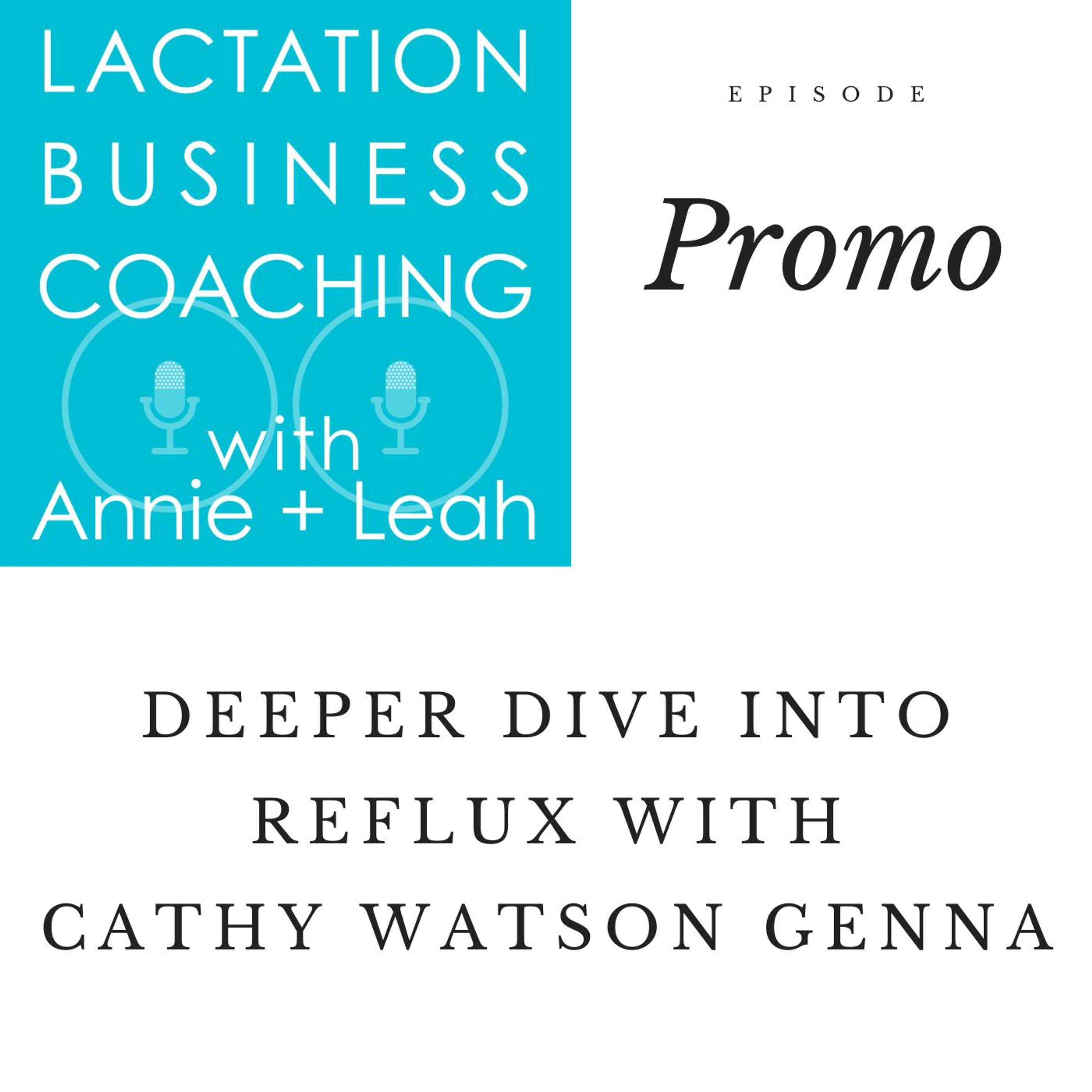 Promo | Deeper Dive into Reflux with Cathy Watson Genna