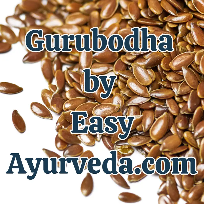 Gurubodha 142: Avipattikara Churna|Constipation Ayurveda Remedy| Flax seed increases pitta?