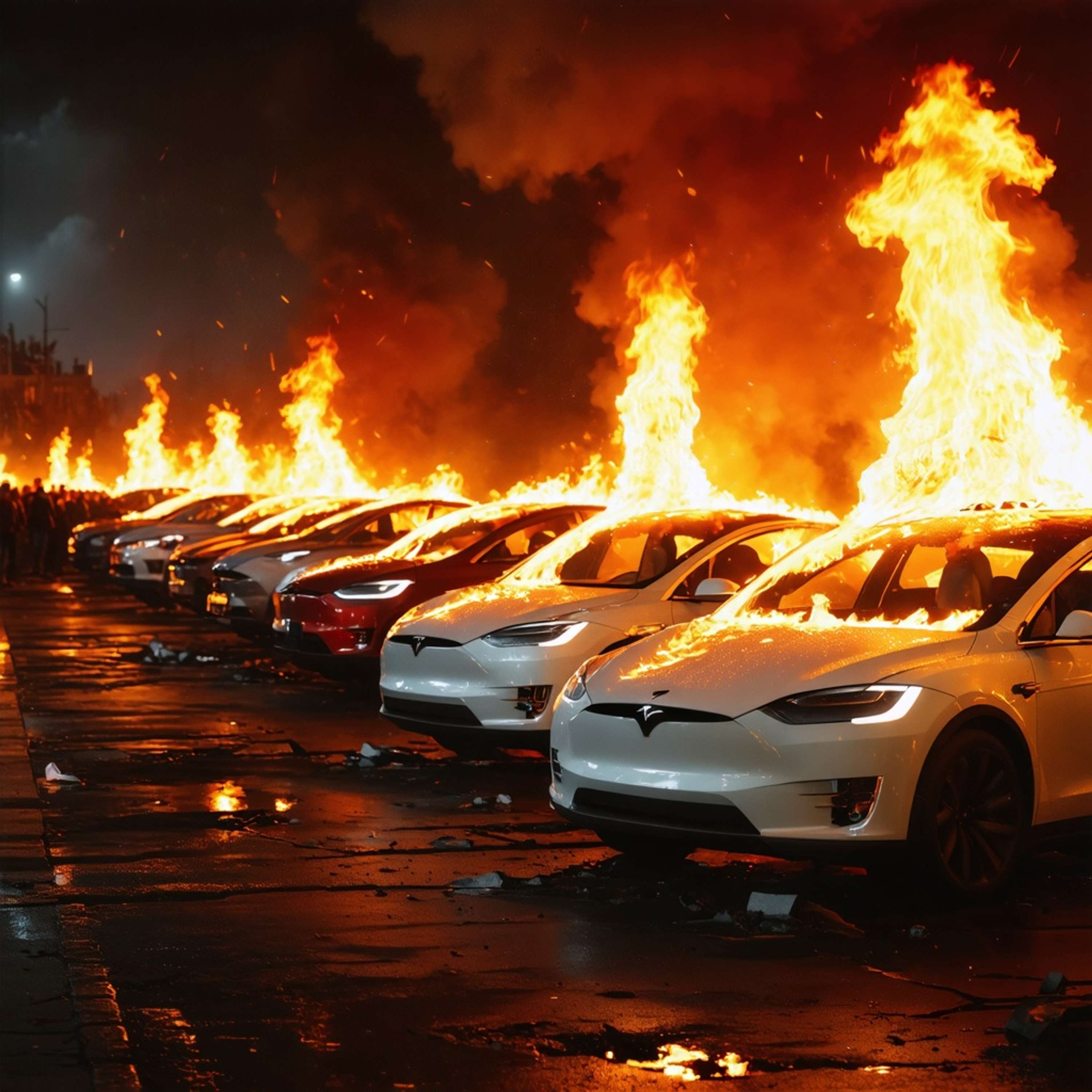 Tesla Vehicles Set on Fire in Sweden: Arson Alert