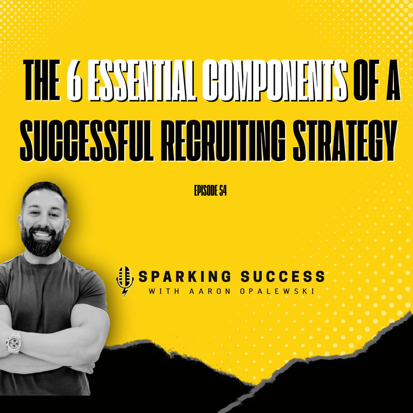 Ep:54 The 6 Essential Components of a Successful Recruiting Strategy