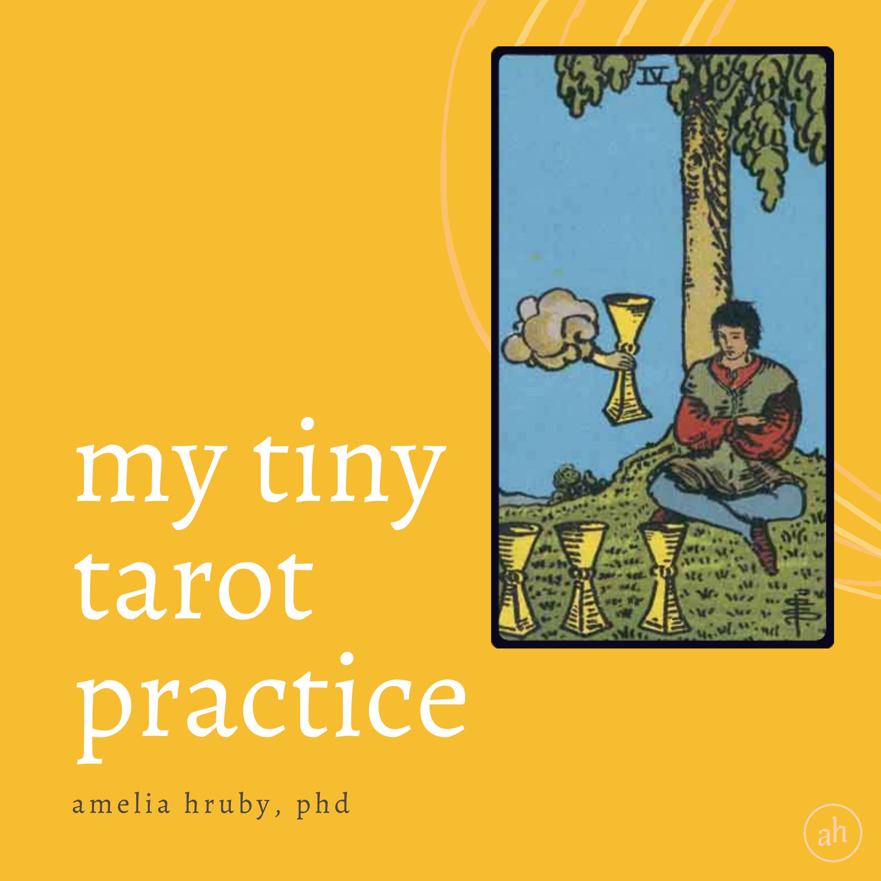my tiny tarot practice