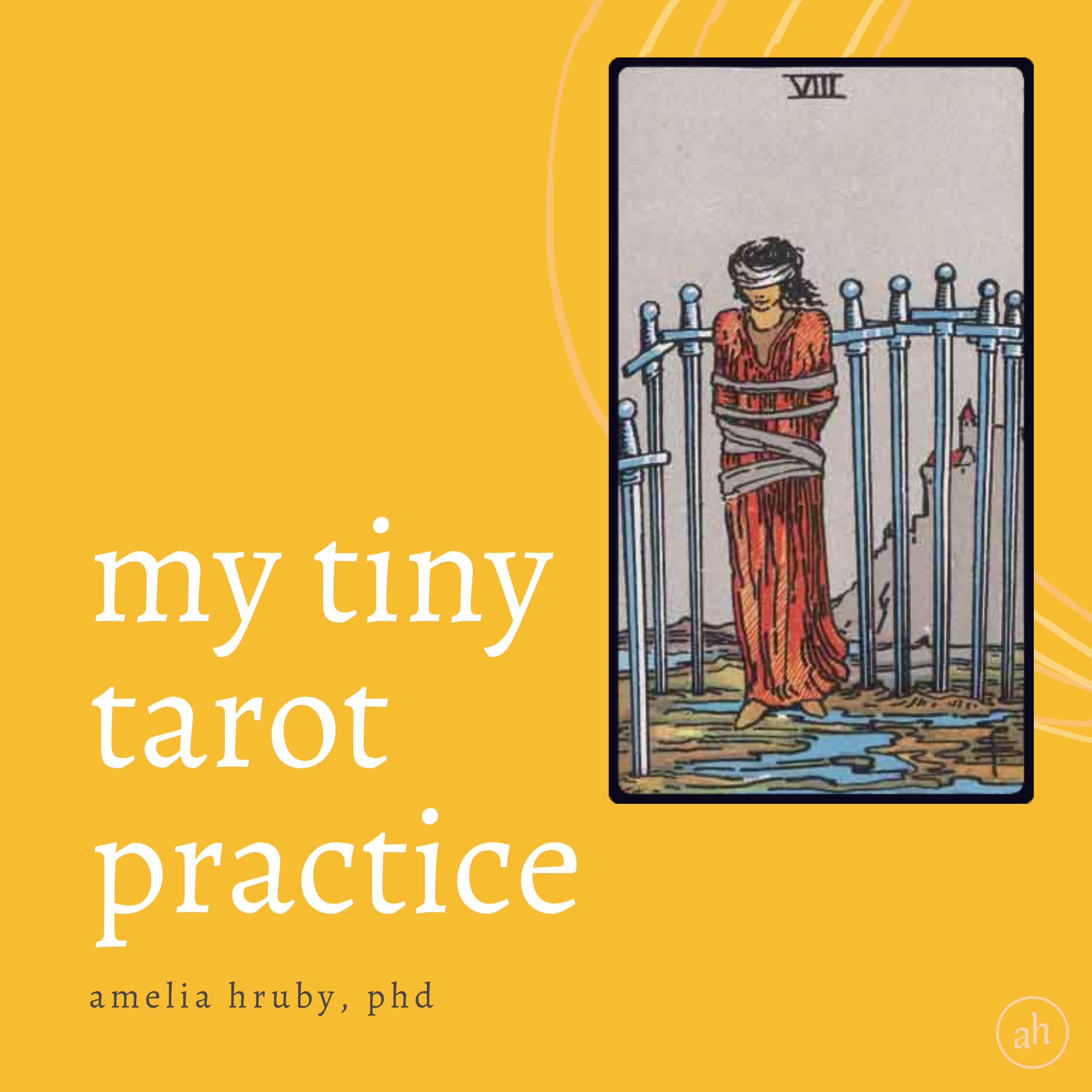 my tiny tarot practice
