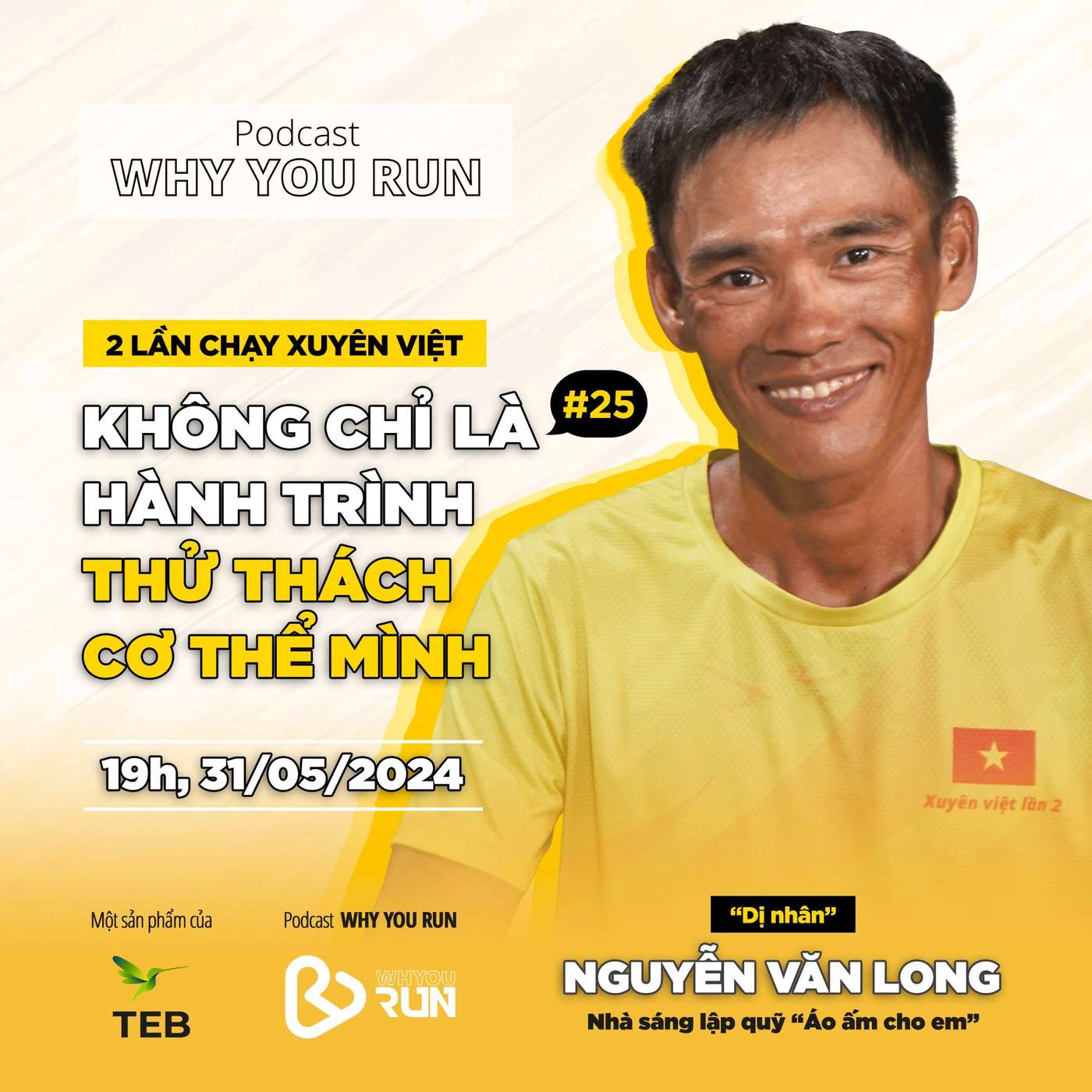 Nguyễn Văn Long: Không Chỉ Là Hành Trình Thử Thách Cơ Thể Mình | Tập 25 | Podcast Why You Run