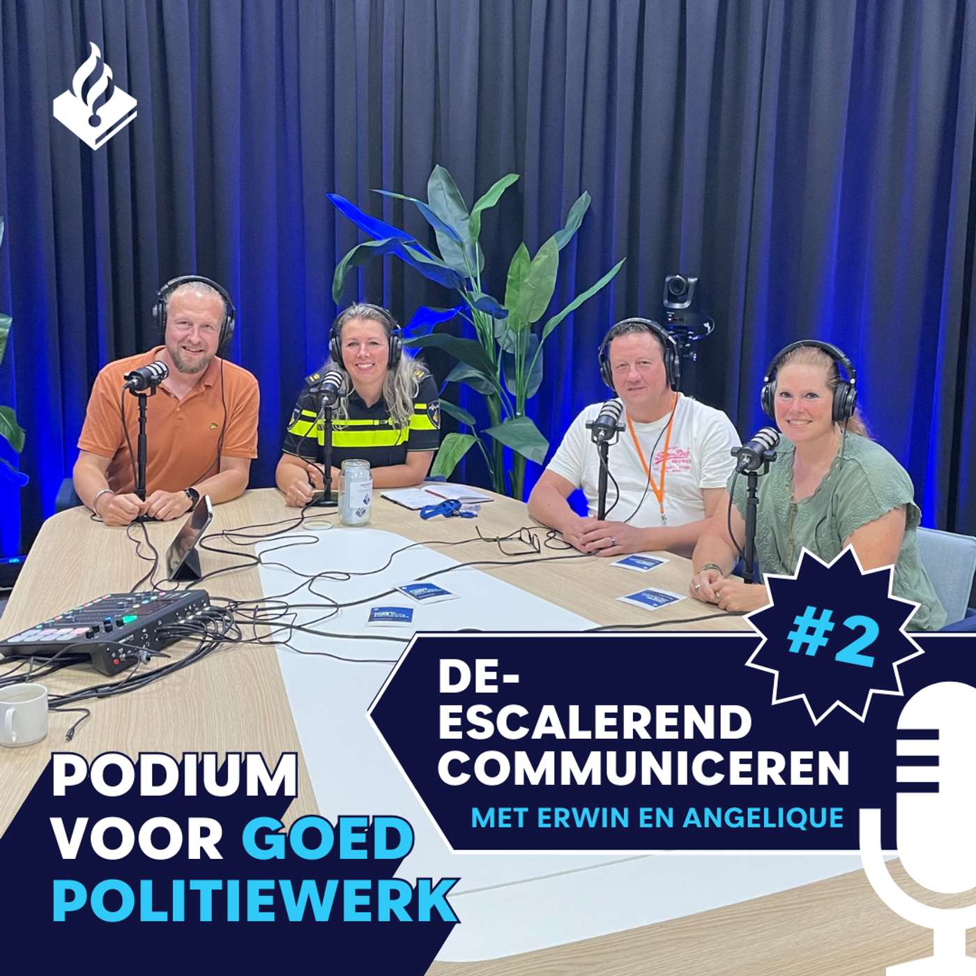 Podium voor Goed Politiewerk S06E10: De-escalerend communiceren met Erwin en Angelique van het Politie Netwerk Team; deel 2