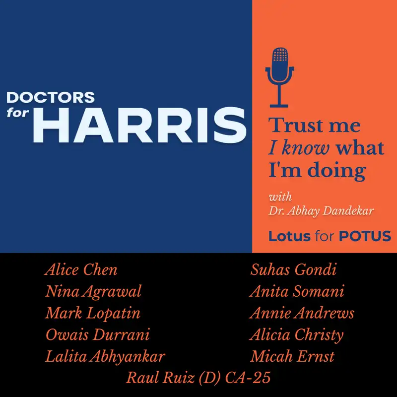 DOCTORS for HARRIS... Lotus for POTUS and a healthy America
