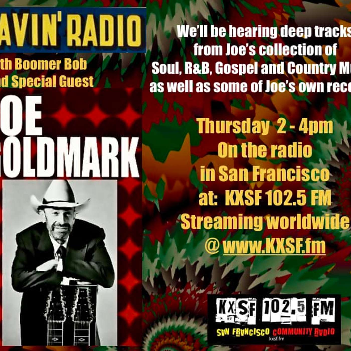 RR_074 06/06/24 RAVIN' RADIO with Boomer Bob and Special Guest JOE GOLDMARK episode artwork