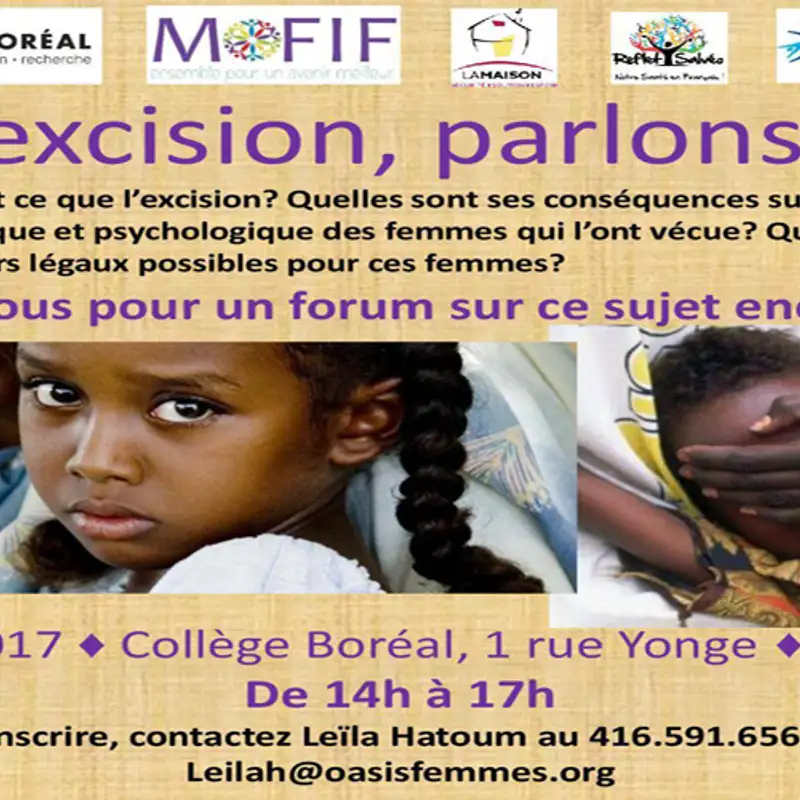 Oasis centre des femmes : l'excision, parlons en !